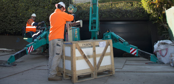 Our fleet of mini cranes